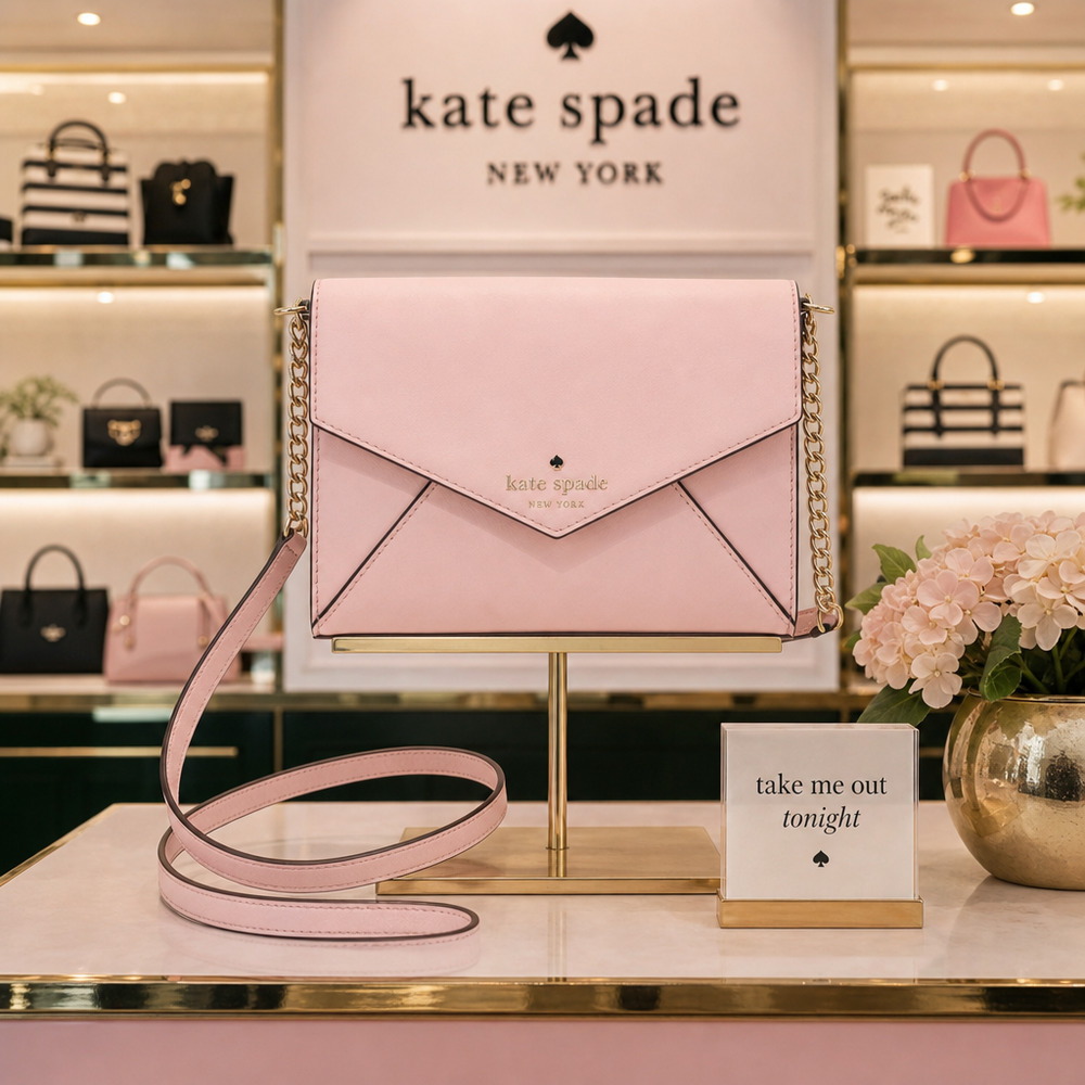 🎀Kate Spade Cedar Street Monday Crossbody Bag - Pale Pink Saffiano Leather NWOT